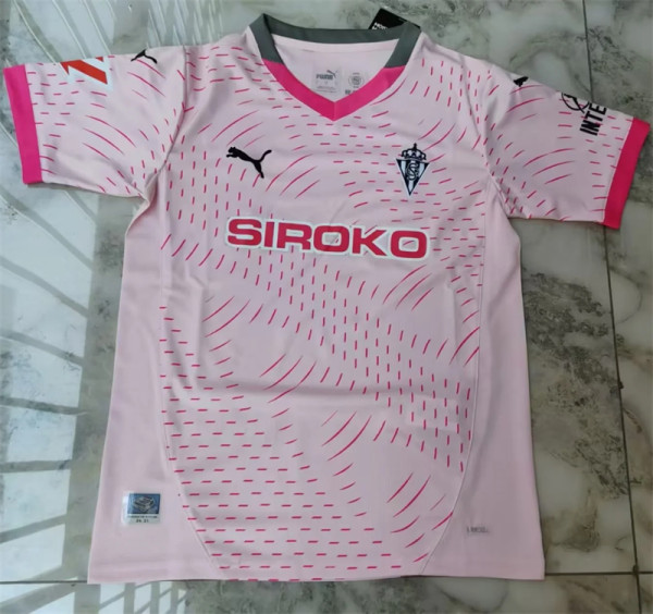 24-25 Sporting Gijón Third Away Fans Version Thailand Quality