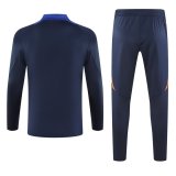24-25 Juventus cyan Adult Sweater tracksuit set