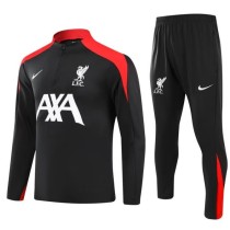 24-25 Liverpool black Adult Sweater tracksuit set