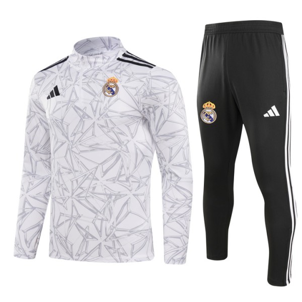 24-25 Real Madrid Gray Adult Sweater tracksuit set
