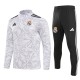 24-25 Real Madrid Gray Adult Sweater tracksuit set