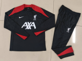 24-25 Liverpool black Adult Sweater tracksuit set