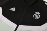 24-25 Real Madrid Jacket Black green Adult Sweater tracksuit set