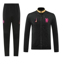 24-25 Chelsea Jacket black Adult Sweater tracksuit set