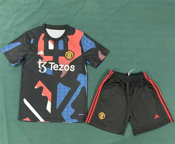 24-25 Manchester United (Training clothes) Set.Jersey & Short High Quality