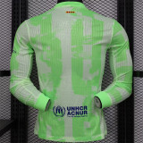 Long sleeve 24-25 FC Barcelona Third Away Player Version Thailand Quality