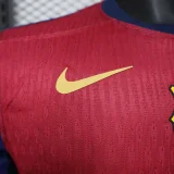 Long sleeve 24-25 FC Barcelona home Player Version Thailand Quality