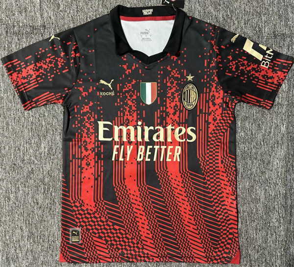 23-24 AC Milan Fourth Away Fans Version Thailand Quality