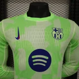 Long sleeve 24-25 FC Barcelona Third Away Player Version Thailand Quality