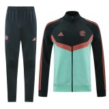24-25 Bayern München Jacket Black green Adult Sweater tracksuit set