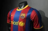 Player Version 10-11 FC Barcelona home Retro Jersey Thailand Quality