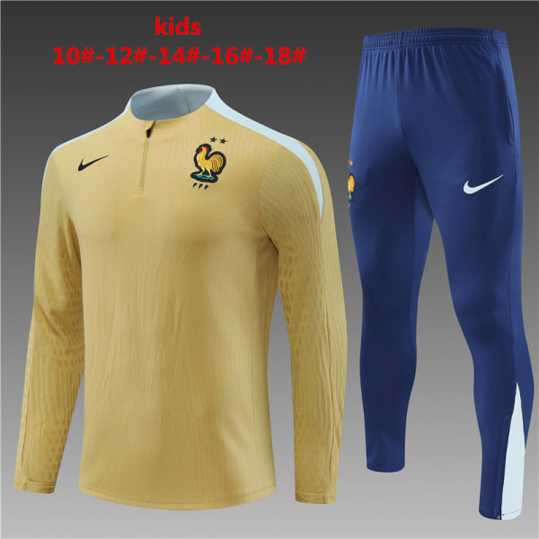 Player Version Young 24-25 France (Training clothing) Sweater tracksuit set