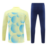 24-25  Manchester City (light yellow) Adult Sweater tracksuit set Training Suit