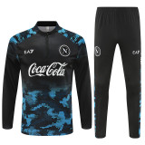 24-25 SSC Napoli black Adult Sweater tracksuit set