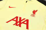 Player Version 24-25 Liverpool (pale yellow) Adult Sweater tracksuit set