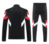 25-26 Manchester United (black) Jacket Adult Sweater tracksuit set