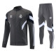 25-26 Real Madrid (grey) Jacket Adult Sweater tracksuit set