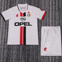 Kids kit 96-97 AC Milan Away (Retro Jersey) Thailand Quality