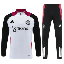 24-25 Manchester United (white) Adult Sweater tracksuit set Training Suit