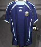 2006 Argentina Away (Player Version) Retro Jersey Thailand Quality