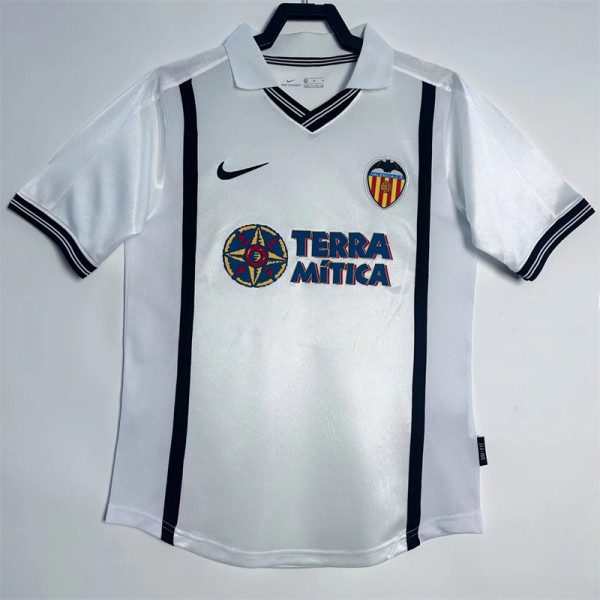 00-01 Valencia CF home Retro Jersey Thailand Quality
