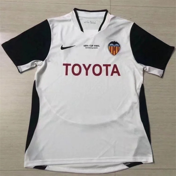 03-04 Valencia CF home Retro Jersey Thailand Quality