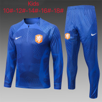 Young 22-23 Netherlands (Blue) Sweater tracksuit set