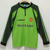 Long sleeve 98-99 Manchester United (Goalkeeper) Retro Jersey Thailand Quality
