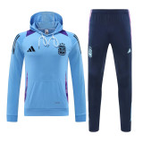 24-25 Argentina Hoodie Sweatshirt Set Soccer Jacket