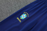 24-25 Brazil Hoodie Sweatshirt Set Soccer Jacket