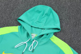 24-25 Brazil Hoodie Sweatshirt Set Soccer Jacket