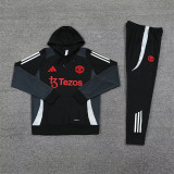 24-25 Manchester United Hoodie Sweatshirt Set Soccer Jacket
