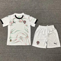 Kids kit 2025 Portugal Away Thailand Quality