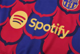 24-25 Barcelona Hoodie Sweatshirt Set Soccer Jacket