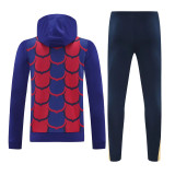 24-25 Barcelona Hoodie Sweatshirt Set Soccer Jacket