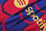 24-25 Barcelona Hoodie Sweatshirt Set Soccer Jacket