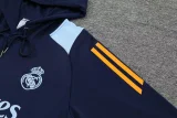 24-25 Real Madrid Hoodie Sweatshirt Set Soccer Jacket