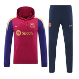 24-25 Barcelona Hoodie Sweatshirt Set Soccer Jacket