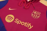 24-25 Barcelona Hoodie Sweatshirt Set Soccer Jacket