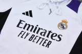 24-25 Real Madrid Hoodie Sweatshirt Set Soccer Jacket