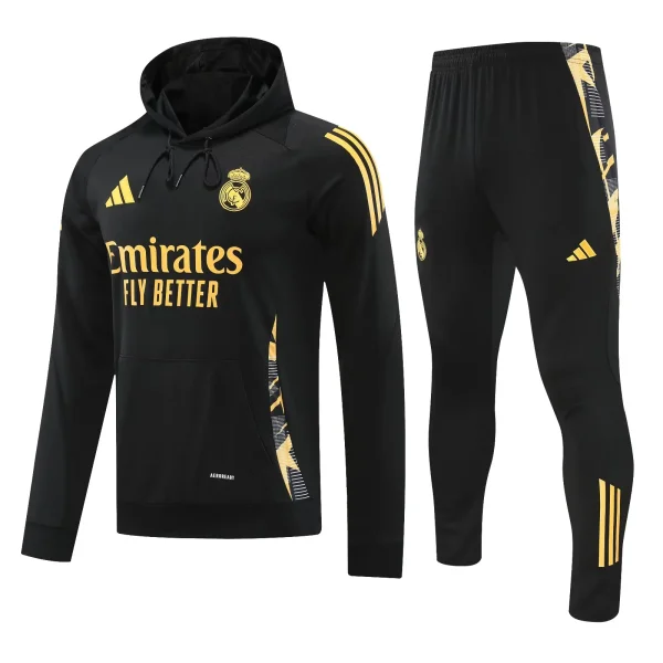 24-25 Real Madrid Hoodie Sweatshirt Set Soccer Jacket