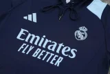 24-25 Real Madrid Hoodie Sweatshirt Set Soccer Jacket