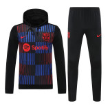 24-25 Barcelona Hoodie Sweatshirt Set Soccer Jacket