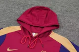 24-25 Barcelona Hoodie Sweatshirt Set Soccer Jacket