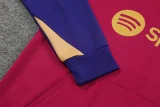 24-25 Barcelona Hoodie Sweatshirt Set Soccer Jacket
