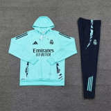24-25 Real Madrid Hoodie Sweatshirt Set Soccer Jacket