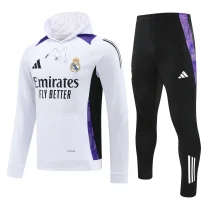 24-25 Real Madrid Hoodie Sweatshirt Set Soccer Jacket