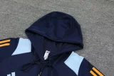 24-25 Real Madrid Hoodie Sweatshirt Set Soccer Jacket