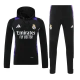 24-25 Real Madrid Hoodie Sweatshirt Set Soccer Jacket