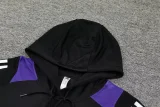 24-25 Real Madrid Hoodie Sweatshirt Set Soccer Jacket